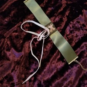 ALDO ACCESSORIES CHOKER GREEN
